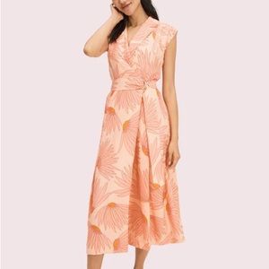 NWOT Kate Spade Falling Flower Jacquard Dress